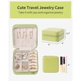 thumbnail image 4 of GOVVEP Portable Travel Jewelry Case, Girls Jewelry Box, Teen Girl Gifts Trendy Stuff birthday gifts for women ,Black, 4 of 10