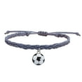 thumbnail image 1 of Pulseras de Fútbol Charm Favors Fútbol Negro Rojo Blanco Marrón Pulseras de Fútbol Cuentas Ajustable Inspirational for Teens Adults Sport Birthday Football Favors For, 1 of 2