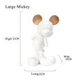 thumbnail image 2 of 13/21cm Disney Mickey Mouse Figure Minnie Mouse Figurines Collection Resin Model Statue Dolls Children Toy Gift Fashion Car Deco zhangyuxiang LED, 2 of 2