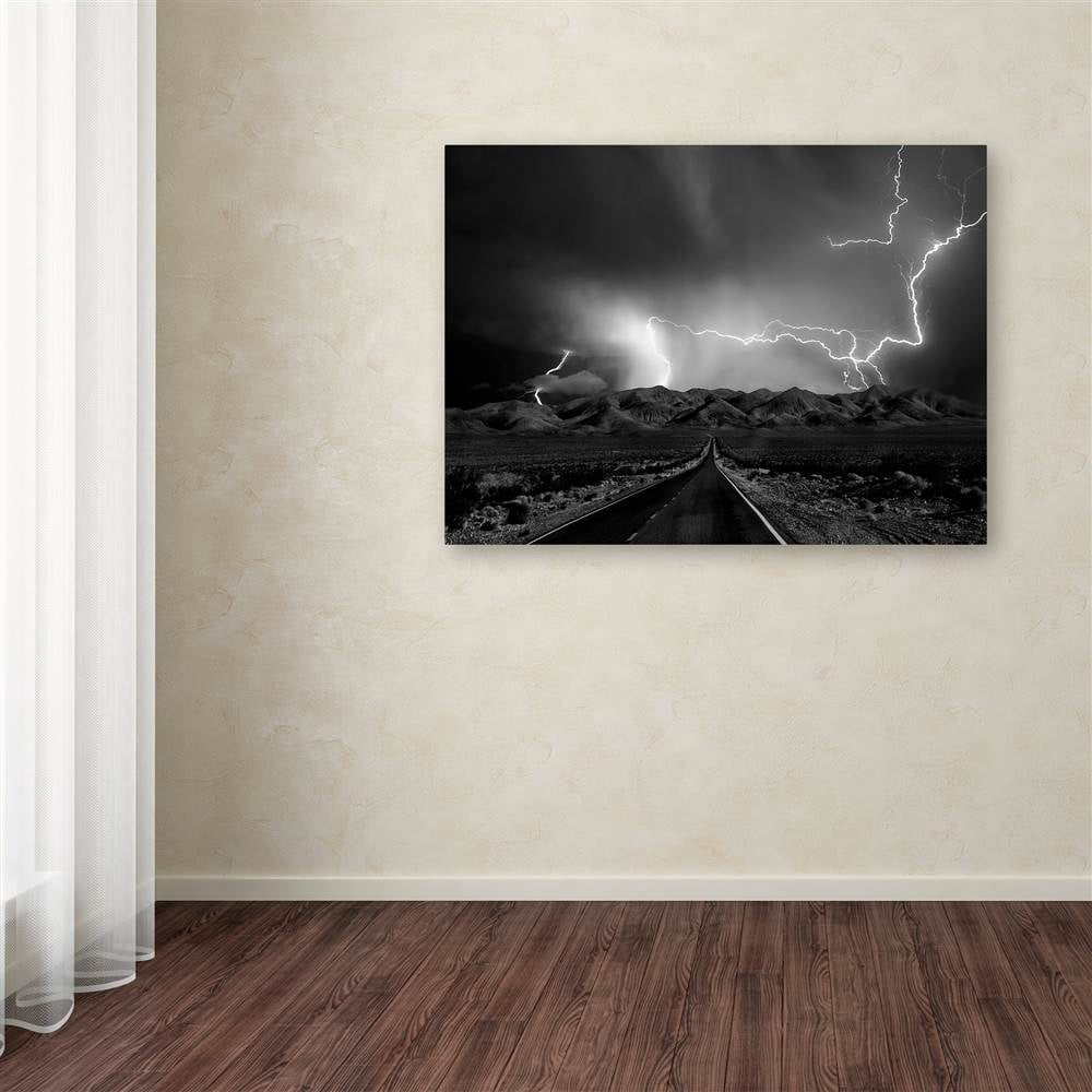 Trademark Fine Art 'On The Road With The Thunder Gods' Canvas Art by Yvette Depaepe