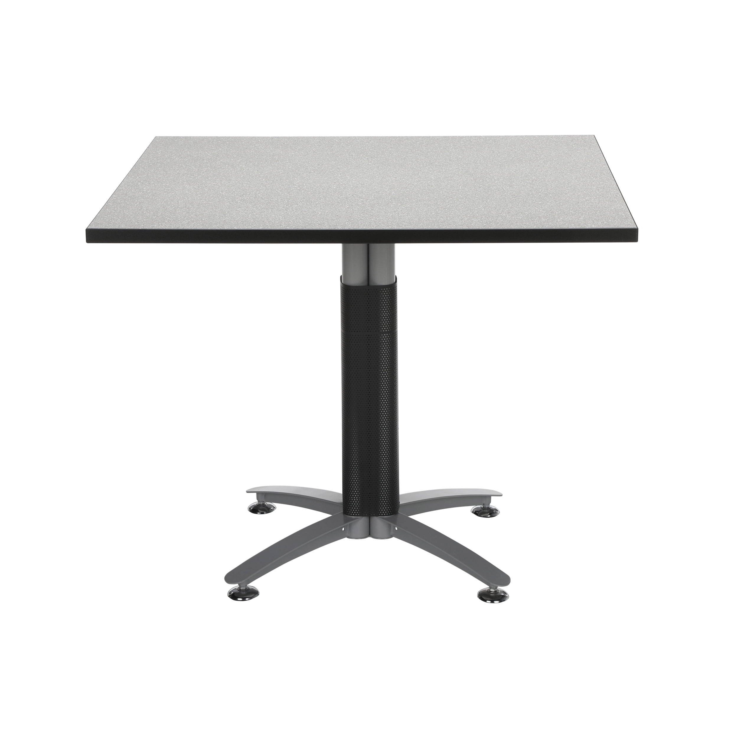 OFM 36" Multi-Purpose Square Table with Metal Mesh Base, in Gray Nebula (KMT36SQ-GRYNB)