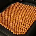 thumbnail image 5 of Car Seat Cover Car Seat Cushion Pad Wooden Bead Ventilated Breathable Seat Cushion Summer Breathable Truck Seat Cushion Tailbone Cushion, 5 of 7