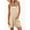 Khaki, variant on ANRABESS Summer Jumpsuits for Women 2026 Casual Adjustable Spaghetti Strap Rompers for Women Outfits Sleeveless Loose Shorts Overalls with Pockets Black XS