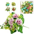 thumbnail image 5 of Artificial Silk Hydrangea Fake Flowers Blue Plastic Bouquet Purple Bunch Resistance To Fading Champagne Decoration, 5 of 6
