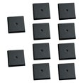 thumbnail image 4 of 10 peanas cuadradas para modelos de 2,5 x 2,5 cm para miniaturas, elegantes y resistentes, color negro, para juegos de mesa, accesorios de taller y, 4 of 9