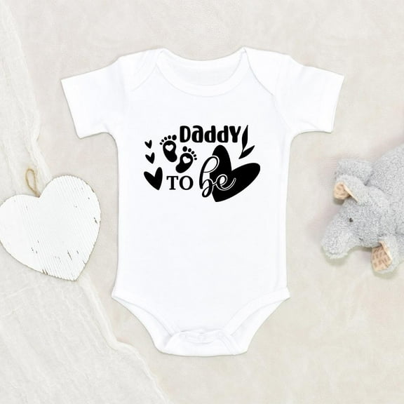 Newbabywishes - Daddy To Become Baby Clothes for Boys and Girls - Pregnancy Announcement Clothing