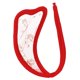 thumbnail image 4 of Las Mujer Corazón Seductor Transparente Panty De La Ropa Interior De Color Rojo Baoblaze Rojo, 4 of 6