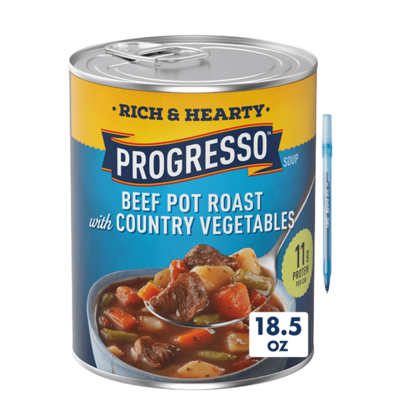 Beef Pot Roast with Country Vegetables Canned Soup 18.5 oz