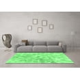 thumbnail image 3 of Ahgly Company Indoor Rectangle Abstract Emerald Green Modern Area Rugs, 2' x 4', 3 of 4