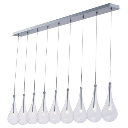 

ET2 Larmes E23129 9-Light LED Pendant Polished Chrome