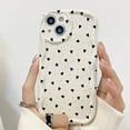 thumbnail image 3 of Love Heart 3D Wavy Curved Edge Soft Phone Case for Iphone 15 Pro Max 11 12 13 14 Pro Max 15 Pro 15 14 Plus 13 Mini XR XS Cover, 3 of 5