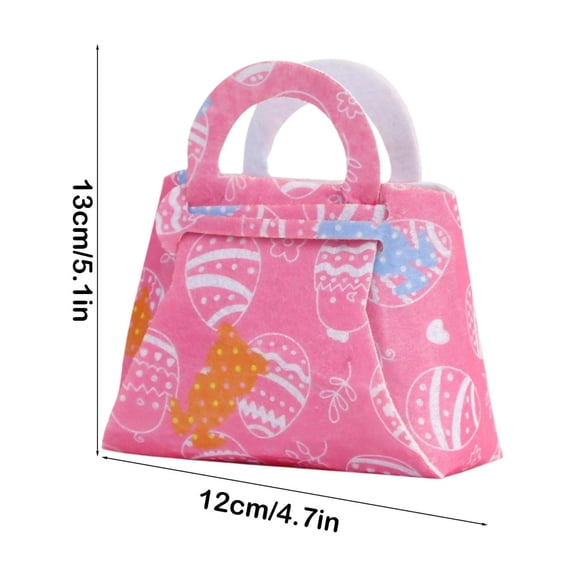 Bwiyojiz Home Decoration Holiday Products Cloth Saving Textile Storage Containers with Lids Easter Basket Bunny Green Cute Bag Foldable Ears Tote Bags for, Gifts for Women, Multicolor