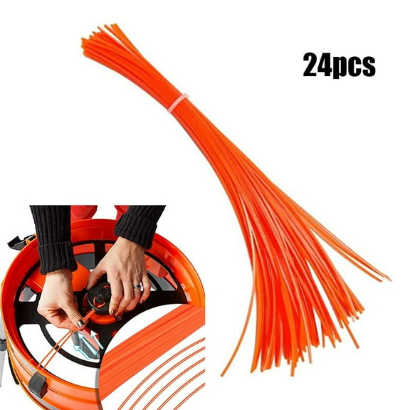 High Quality Replacement Line For Worx Wa0050 Trimmer Line Garden Power Tools 24Pcs 50018961 For Electric Leaf Mulcher