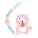 thumbnail image 2 of Baby Teething Toy, Food Grade Material Multifunctional Silicone Chew Toy Easy To Clean  Comfort Bright Colors  For Gum Improvement ANGGREK Rosa, 2 of 8