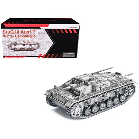Germany StuG. III Ausf.E Tank Winter Camouflage "StuG.Abt. 202, Russia" (1942) 1/72 Plastic Model by Dragon Models