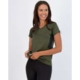 thumbnail image 2 of 5-Pack Women's Short Sleeve V-Neck Activewear T-Shirt Dry-Fit Moisture Wicking Perfomance Yoga Top (Available in Plus Size), 2 of 7