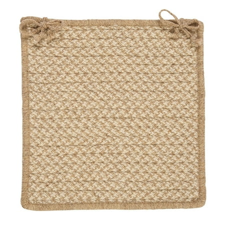 

HD33A015X015S Natural Wool Houndstooth - Tea Chair Pad Set (4) Chair Pad 100% All-Natural Wool - Chair Pad.