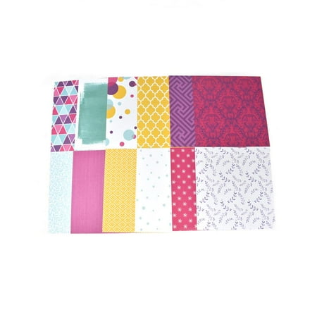 - Fashionista Printed Paper Stack, 6-Inch, 24-Piece
