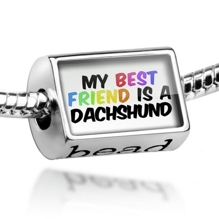 Bead My best Friend a Dachshund Dog from Germany Charm Fits All European