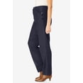 thumbnail image 3 of Woman Within Plus Size Perfect Relaxed All-Cotton Denim Five-Pocket Jeans, 3 of 4
