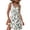 White Floral, variant on Summer Dresses for Women Beach Sundresses Sleeveless Swimsuit Coverup Dress with Pockets