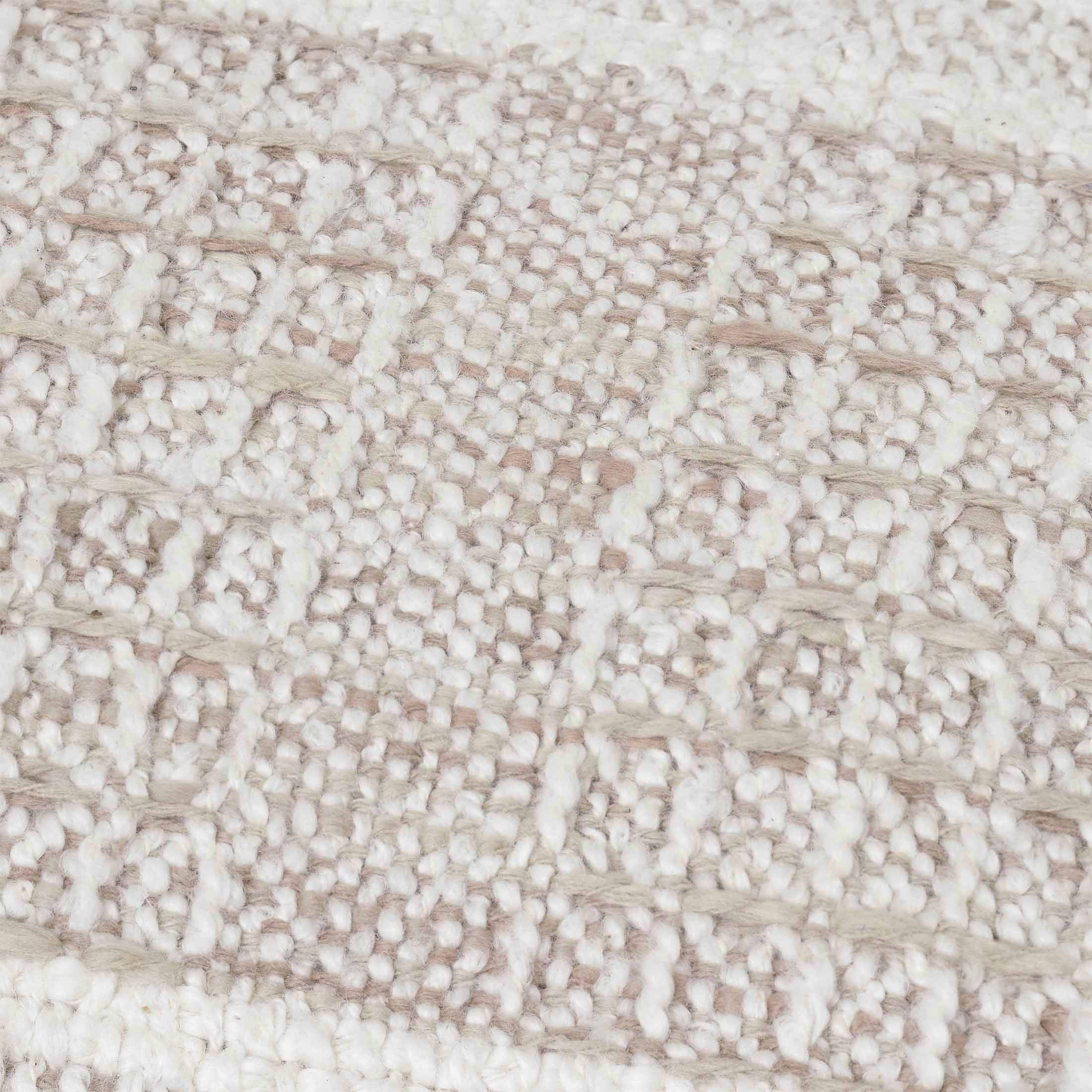 Better Homes & Gardens 14" x 24" Beige Chunky Woven Plaid Decorative Pillow