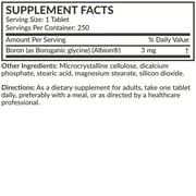 Futurebiotics Boron Glycinate NON-GMO, 250 Vegetarian Tablets