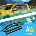 thumbnail image 3 of AEROGUYS Extra Durable Window Deflectors Tape-On Window Visors Rain Guards Fit for Chevrolet (Chevy) Silverado 1500 2019-2026 Crew Cab, Wind Vent for Shades, Exterior Car Accessories- 4 pcs. AG0893, 3 of 9