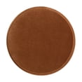 thumbnail image 6 of Edward 17.5" Round Upholstered Ottoman with Bullion Fringe Burnt Orange Performance Velvet, 6 of 9