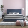 thumbnail image 5 of DHP Janford Upholstered Bed, King, Navy Blue Linen, 5 of 18