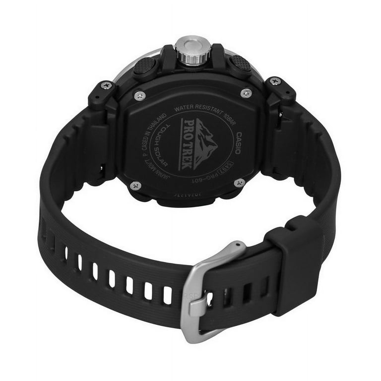 Casio ProTrek Analog Digital Black Dial Solar PRG-601-1 100M Men's Watch 