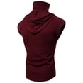 thumbnail image 5 of Product Category Men%27s Dress Shirts - Splice Hooded Vest Button-Front Performance Top for Men, 5 of 5