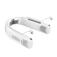 thumbnail image 2 of USB Recargable Con Banda Para El Cuello, Ventilador De Enfriamiento, Ventilador Para Colgar En El Cuello, Con Auriculares, Blanco Sunnimix Ventilador de cuello portátil, 2 of 7