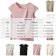 thumbnail image 3 of Molidfa Women's Crew Neck Short Sleeve Soft Fabric Regular Fit Solid Classic T-Shirt Summer Casual Everyday, 3 of 5