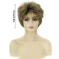 thumbnail image 2 of EKKIMIMI Short Wigs For Women Short Wavy Bob Wig With Bangs For Women Glueless Wigs Synthetic Fiber Wigs Blonde Bob Wig Hair, 2 of 8