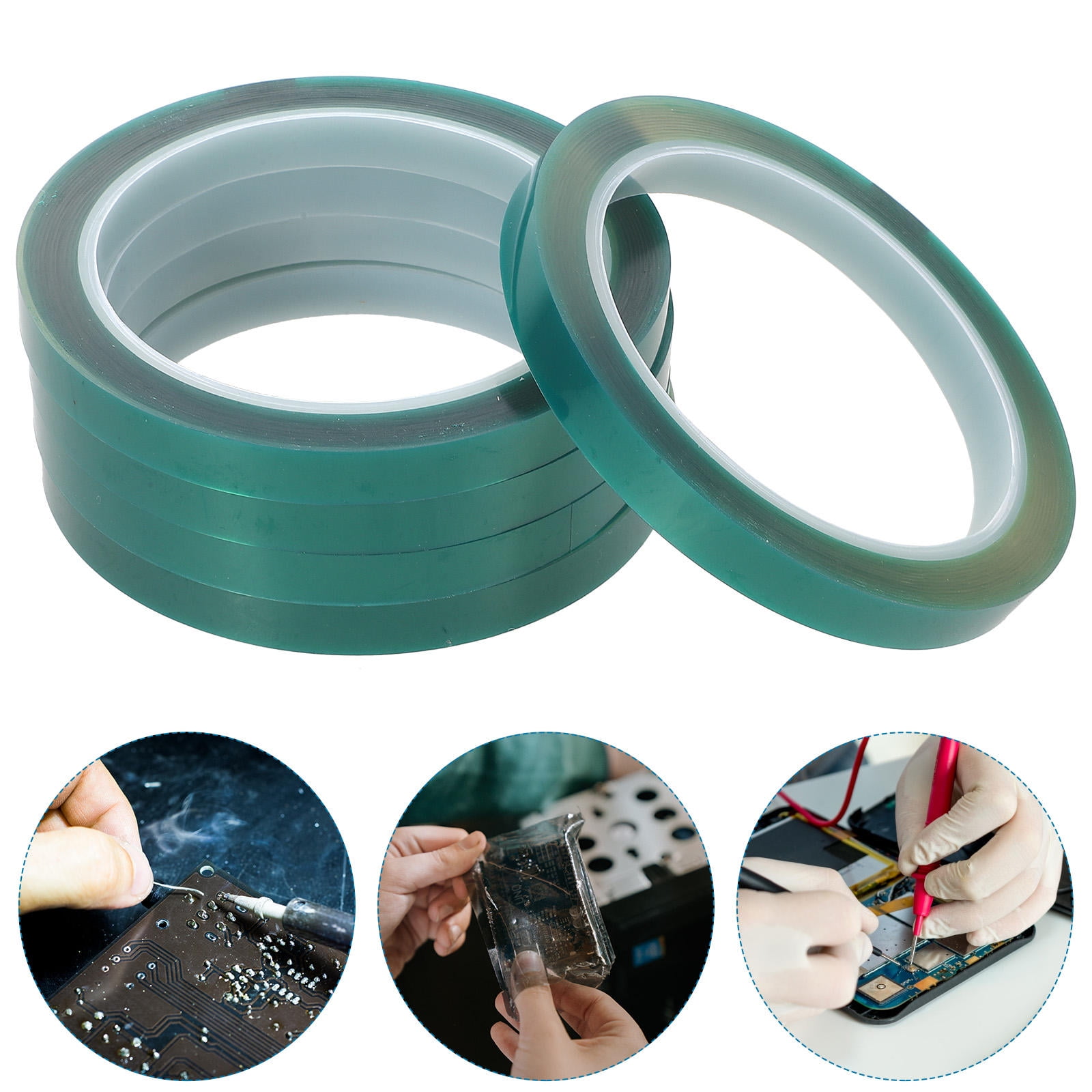 HOMEMAXS 25 Rolls Insulation Tapes Heat Resistant Tape Industrial Electrical Tape Masking Tape