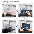 thumbnail image 5 of Yayeee Faucet Mat for Kitchen Sink 14.7" Diatomite Long Splash Guard Pad, Window Earth, 5 of 7