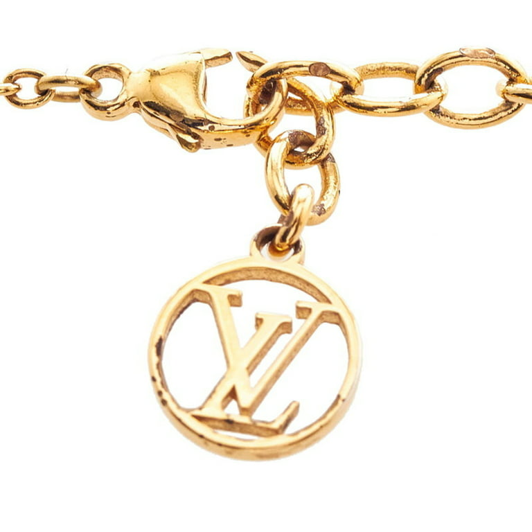 Louis Vuitton Essential V M61083 Gold Plated Necklace - Body Logic