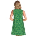 thumbnail image 2 of Bixox Robe Sans Manches Imprimée Fusées et Balles de Tennis pour Femmes avec Poches, Robe Débardeur Décontractée Longueur Genou pour l'Été-Grand, 2 of 7