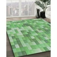 thumbnail image 3 of Ahgly Company Machine Washable Indoor Rectangle Transitional Light Green Area Rugs, 2' x 3', 3 of 7