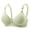 Green, variant on Deep V Neck Bras for Women Lightly Padded Solid Color Triangle Bralette Seamless Wireless Adjustable Everyday Bras Pink XXL