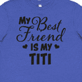 thumbnail image 4 of Inktastic My Best Friend is My Titi with Hearts Youth T-Shirt, 4 of 5