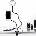thumbnail image 3 of Aro Led Con Pinza, Soporte Para Celular Flexible y Ajustable MobileCity Negro, 3 of 4