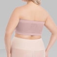 thumbnail image 6 of Lixiuxyad Strapless Bras for Women Plus Size Front Closure Push Up Wireless Bra Racerback Bandeau T Shirt Underwire Bust Support,Pink, 6 of 7