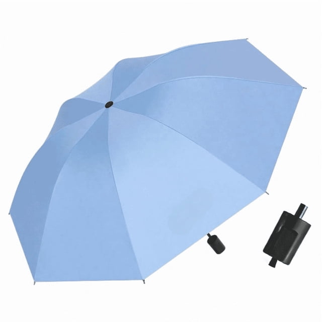 Typpkmm Paraguas 8 Brazos De Viaje Plegable Alta Resistencia Con Bloqueo UV PortáTil SolucióN Definitiva Para Cualquier Clima En Exterior