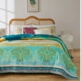 thumbnail image 4 of Greenland Home Fashions Aurora Vintage Boho Quilt Set, Blue, 2-Piece Twin/XL, 4 of 5