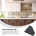 thumbnail image 2 of Shisuyan 4 Pcs Plaque de Support d'Angle en Forme de L 5 Trous pour Profil en Aluminium 2020, 2 of 9