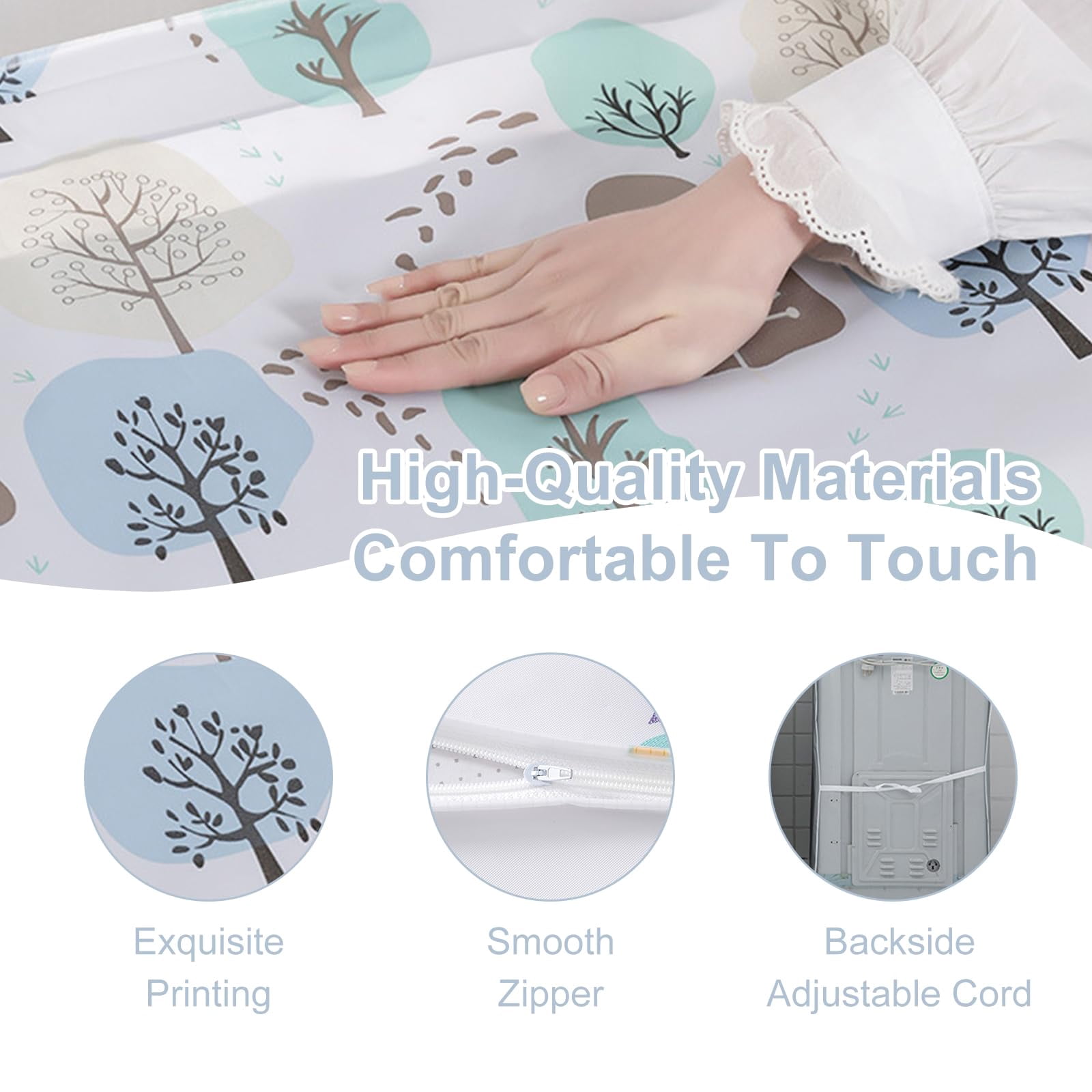XIHAMA Washing machine cover - Protective cover for tumble dryer, 63x62x85 cm