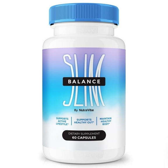 Slim Balance – Natural Daily Pill Formula Designed to align with Fitness Goals, Support active Lifestyle & Body Balance | Just 2 Easy-to-Swallow Pills Daily (60 Capsules)