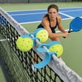thumbnail image 3 of Pickleball Holder, Fence And Net Clip Accessory, Sports Ball Storage Organizer, Quick Access Rack for Court, Keep Playing Area Tidy, 4 Pcs Peak Ball Clip, 3 of 5